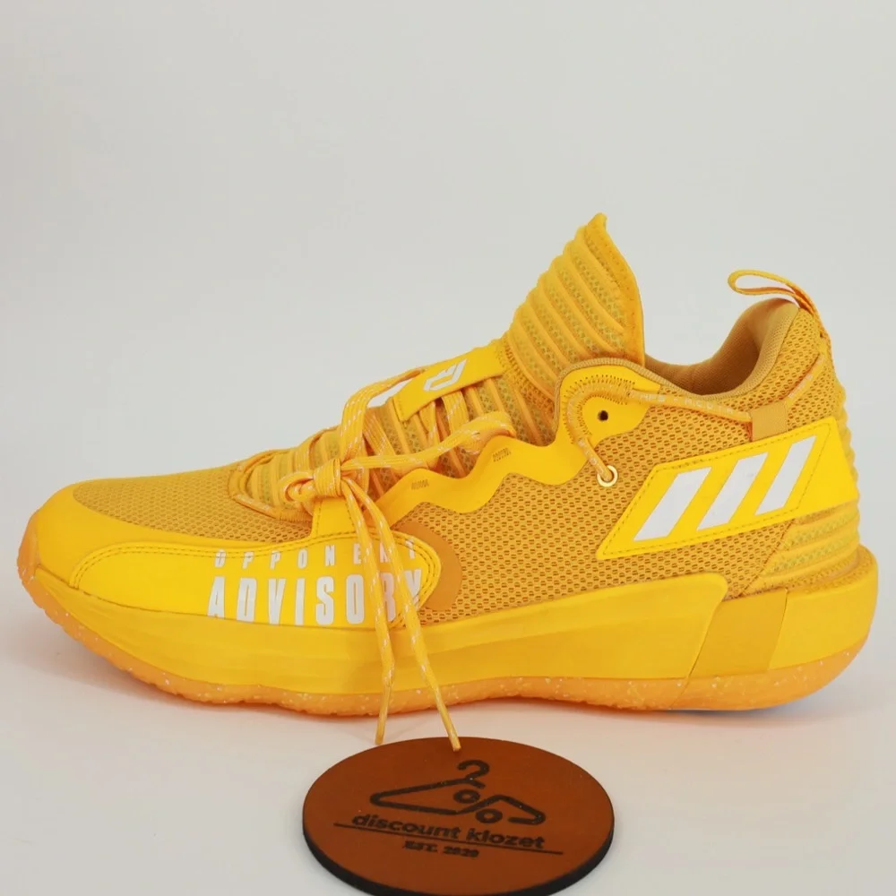 Adidas Dame‎ 7 EXTPLY Opponent Advisory Solar Yellow Basketball Shoes SZ 14 NWOB